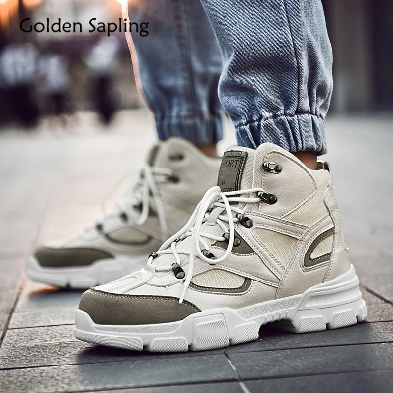 Golden Sapling Comfortable Basketball Shoes High Top Good Quality Men's Sneakers Breathable Mesh Platform Basket Sport Shoes Men
Golden Sapling Comfortable Basketball Shoes High Top Good Quality Men's Sneakers Breathable Mesh Platform Basket Sport Shoes Men