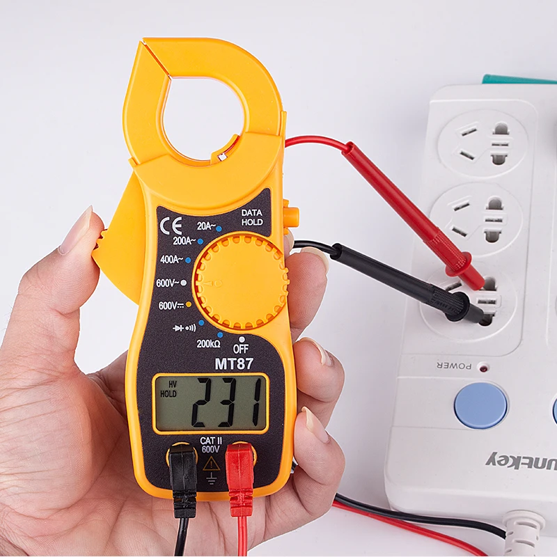 Digital Clamp Meter Multimeter Current Clamp Pincers Voltmeter Ammeter Overload Protection AC/DC Ohm Current Voltage Tester
Digital Clamp Meter Multimeter Current Clamp Pincers Voltmeter Ammeter Overload Protection AC/DC Ohm Current Voltage Tester