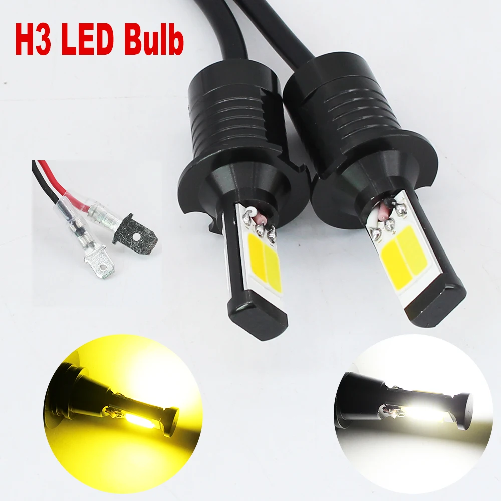 H3 LED Fog Lamp H1 H11 H7 9005 9006 880 881 Bulbs 21W COB chips White Amber/Yellow Dual Color switch Car Auto Fog Driving Lights
H3 LED Fog Lamp H1 H11 H7 9005 9006 880 881 Bulbs 21W COB chips White Amber/Yellow Dual Color switch Car Auto Fog Driving Lights