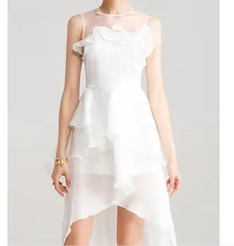 New Summer Party Dresses Women Romantic Ruffles Bride White dress for girls High Quality Clothing Free Shipping
New Summer Party Dresses Women Romantic Ruffles Bride White dress for girls High Quality Clothing Free Shipping