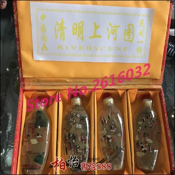 4PCS China Old Beijing painted snuff bottle glass bottle Flowers and birds picture
4PCS China Old Beijing painted snuff bottle glass bottle Flowers and birds picture