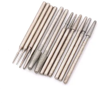 10pcs Grit 600/1200 Diamond Grinding Head Rotary Drill Bits Burrs Metal Stone Jade Engraving Carving Tools B Needle
10pcs Grit 600/1200 Diamond Grinding Head Rotary Drill Bits Burrs Metal Stone Jade Engraving Carving Tools B Needle