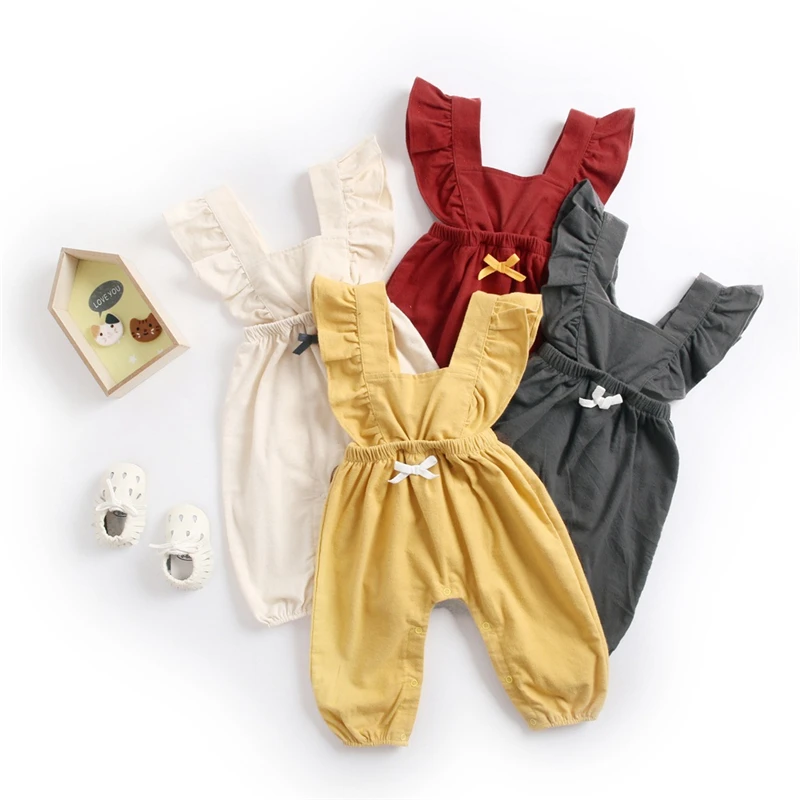 Toddler Kids Baby Girls Ruffle Shoulder Straps Long Pants Romper Jumpsuit Playsuit Fashion Outfit Clothes Summer
Toddler Kids Baby Girls Ruffle Shoulder Straps Long Pants Romper Jumpsuit Playsuit Fashion Outfit Clothes Summer