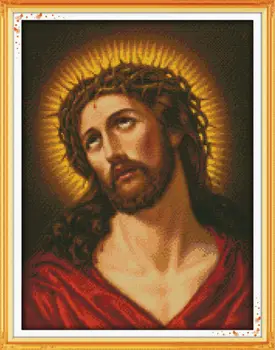 Thorn crown Jesus Printed on Canvas DMC Counted Chinese Cross Stitch Kits printed Cross-stitch set Embroidery Needlework
Thorn crown Jesus Printed on Canvas DMC Counted Chinese Cross Stitch Kits printed Cross-stitch set Embroidery Needlework