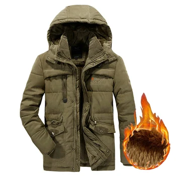 Winter Jacket Men Outwear Thick Warm Parka Windbreaker Multi-pocket Mens Coat Military Hooded Mens Overcoat Plus Size L-6XL
Winter Jacket Men Outwear Thick Warm Parka Windbreaker Multi-pocket Mens Coat Military Hooded Mens Overcoat Plus Size L-6XL