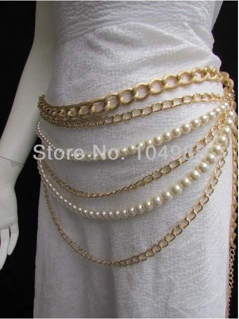 FREE SHIPPING 2014 STYLE B98 WOMEN FASHION GOLD STRAND IMITATION PEARL BEADS CHAINS METAL BELT NECKLACE
FREE SHIPPING 2014 STYLE B98 WOMEN FASHION GOLD STRAND IMITATION PEARL BEADS CHAINS METAL BELT NECKLACE
