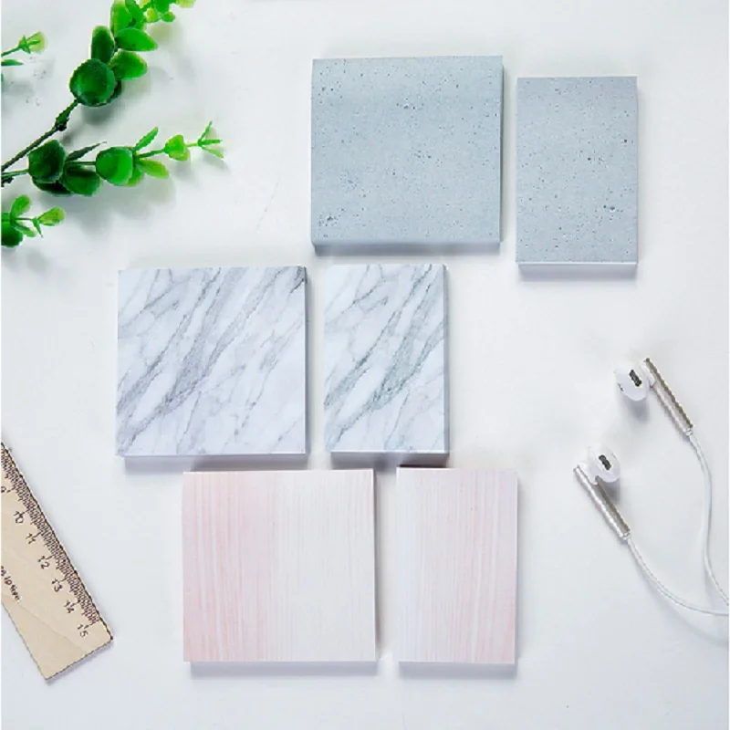 Creative Marble Texture Post-it Note Pad Marbled Square Message Notes Can Be Torn Post-It Notes Fashion Convenient Sticky Notes
Creative Marble Texture Post-it Note Pad Marbled Square Message Notes Can Be Torn Post-It Notes Fashion Convenient Sticky Notes
