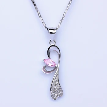 Syrupy Pink/Green Crystal Pendant S925 Silver Jewelry White Gold Cover Women Pendant Necklace
Syrupy Pink/Green Crystal Pendant S925 Silver Jewelry White Gold Cover Women Pendant Necklace