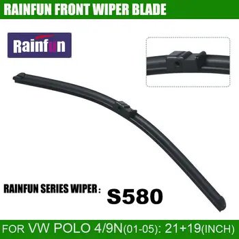 RAINFUN S580 21"+19" dedicated car wiper blade for Volkswagen POLO 4 & POLO 9N(01-05), high quality of wiper blade for VW POLO 4
RAINFUN S580 21"+19" dedicated car wiper blade for Volkswagen POLO 4 & POLO 9N(01-05), high quality of wiper blade for VW POLO 4