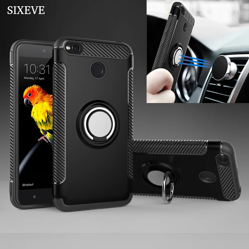 SIXEVE Magnetic Finger Ring Bracket anti crash Case For Xiaomi Redmi 3S 4 Pro 4A 4X 5 Plus Note 4X 3 4 Global Version Mi 6 Cover
SIXEVE Magnetic Finger Ring Bracket anti crash Case For Xiaomi Redmi 3S 4 Pro 4A 4X 5 Plus Note 4X 3 4 Global Version Mi 6 Cover