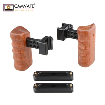 CAMVATE Wooden handgrip (right & left hand) Swat Rail Clamp & safety rail(70mm) C1541 camera photography accessories 
CAMVATE Wooden handgrip (right & left hand) Swat Rail Clamp & safety rail(70mm) C1541 camera photography accessories