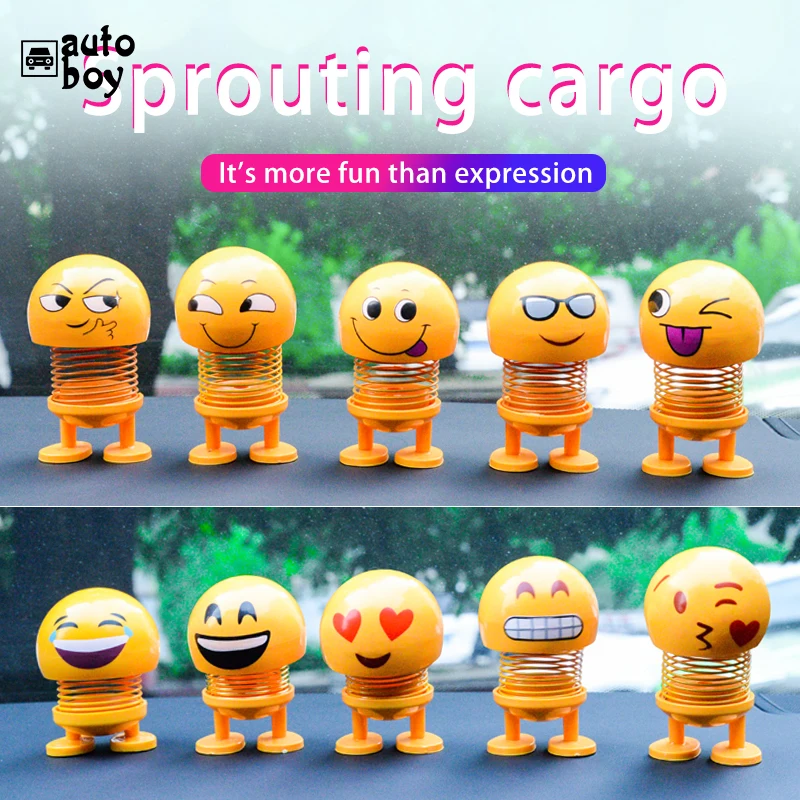 free shipping Cute doll with a smile car decoration emoji swing head car interior decoration dashboard ABS puppet decoration
free shipping Cute doll with a smile car decoration emoji swing head car interior decoration dashboard ABS puppet decoration