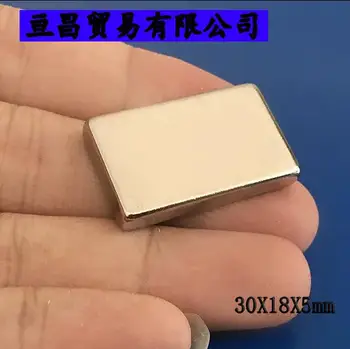 30x18x5mm power magnet 30*18*5 5pc/lot block Rare Earth NdFeB Magnet Neo Neodymium Magnets Craft Model Sheet 30mmx18mmx5
30x18x5mm power magnet 30*18*5 5pc/lot block Rare Earth NdFeB Magnet Neo Neodymium Magnets Craft Model Sheet 30mmx18mmx5