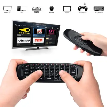 C120 Air Mouse USB Universal Remote Control 2.4Ghz Wireless Mini Keyboard 3-Axis Gyroscope USB Remote Control for PC HTPC IPTV
C120 Air Mouse USB Universal Remote Control 2.4Ghz Wireless Mini Keyboard 3-Axis Gyroscope USB Remote Control for PC HTPC IPTV