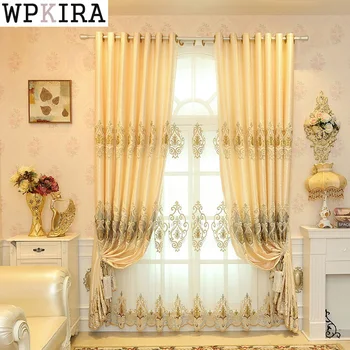 Gold Luxury velvet embroidery curtains heavy fabric window curtain black out blinds for bedroom living light shading 303&30
Gold Luxury velvet embroidery curtains heavy fabric window curtain black out blinds for bedroom living light shading 303&30