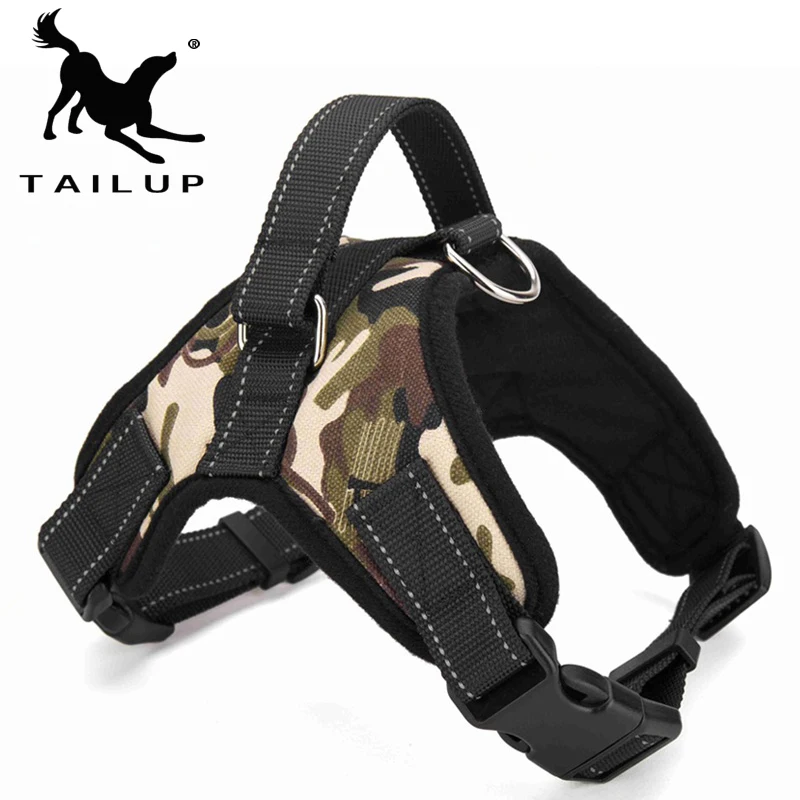 Image [TAILUP] Pet Products for Large Dog Harness k9 Glowing Led Collar Puppy Lead Pets Vest Dog Leads Accessories Chihuahua PY0007