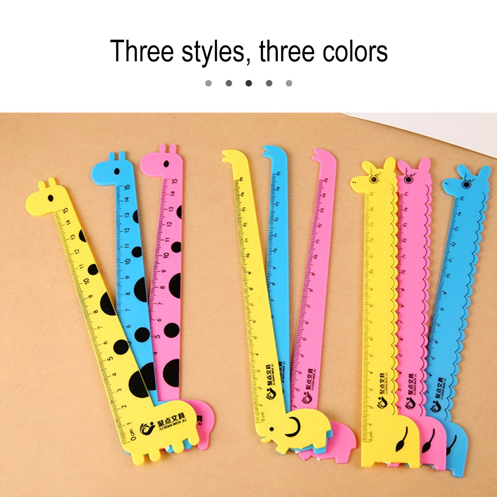 New Arrival 1PCS Kawaii Cute Design Ruler Funny Stationery Plastic Rulers Office Accessories School Escolar Kids Study Supplies
New Arrival 1PCS Kawaii Cute Design Ruler Funny Stationery Plastic Rulers Office Accessories School Escolar Kids Study Supplies