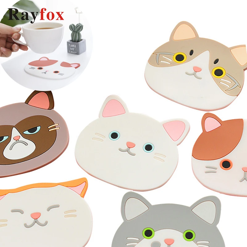 Kitchen Accessories Silicone Non-slip Cat Shaped Coaster Cup Holder Mat Pad for Drink Cup Bowl Kitchen Home Gadgets Supplies T
Kitchen Accessories Silicone Non-slip Cat Shaped Coaster Cup Holder Mat Pad for Drink Cup Bowl Kitchen Home Gadgets Supplies T