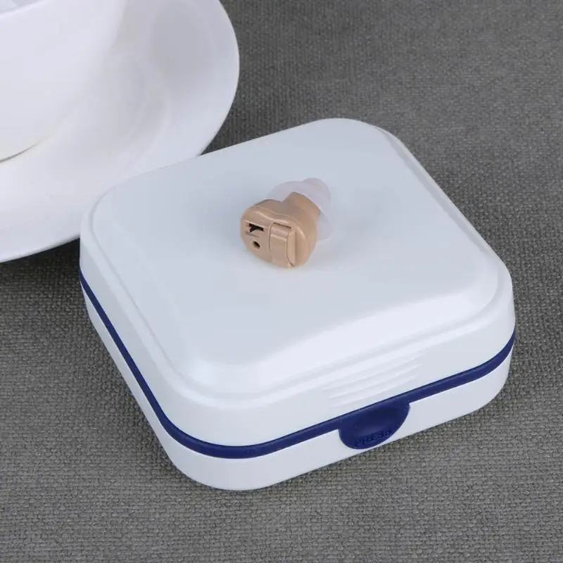 Portable Listening Mini Digital Rechargeable Hearing Aid Ear Sound Amplifier In the Ear Tone Volume Adjustable Ear Care With Box 17 Portable Listening Mini Digital Rechargeable Hearing Aid Ear Sound Amplifier In the Ear Tone Volume Adjustable Ear Care With Box 17