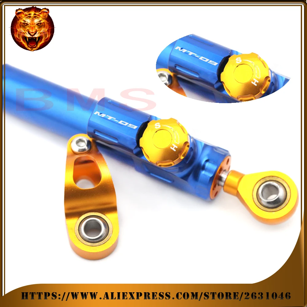 Motorcycle Steering Damper Stabilizer Adjustable Linear Reversed Safety For YAMAHA MT-09 2014-2016 2015 High Quality With Logo
Motorcycle Steering Damper Stabilizer Adjustable Linear Reversed Safety For YAMAHA MT-09 2014-2016 2015 High Quality With Logo