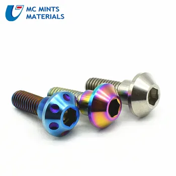 M6x20mm DIY Titanium Step Bolts for Yamaha Brake Tapered Ball Allen Key Head Caliper Disc Hexagon Socket Ti Screws Ti Fastener
M6x20mm DIY Titanium Step Bolts for Yamaha Brake Tapered Ball Allen Key Head Caliper Disc Hexagon Socket Ti Screws Ti Fastener
