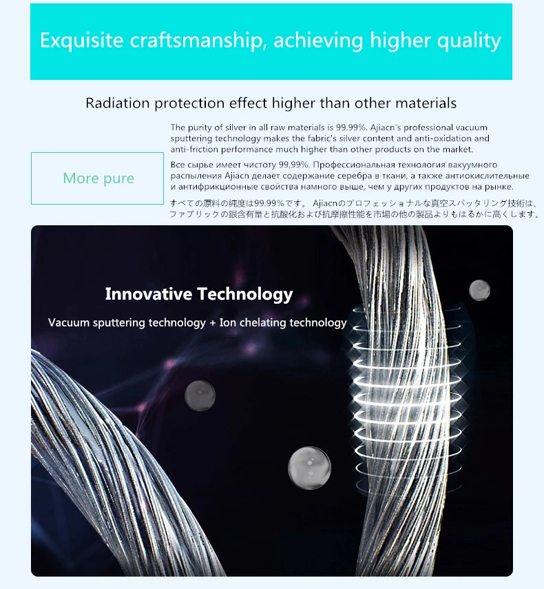New Arrivals Anti-radiation silver fiber head hood mask computer room microwave EMF shielding 50% silver fiber head cover New Arrivals Anti-radiation silver fiber head hood mask computer room microwave EMF shielding 50% silver fiber head cover