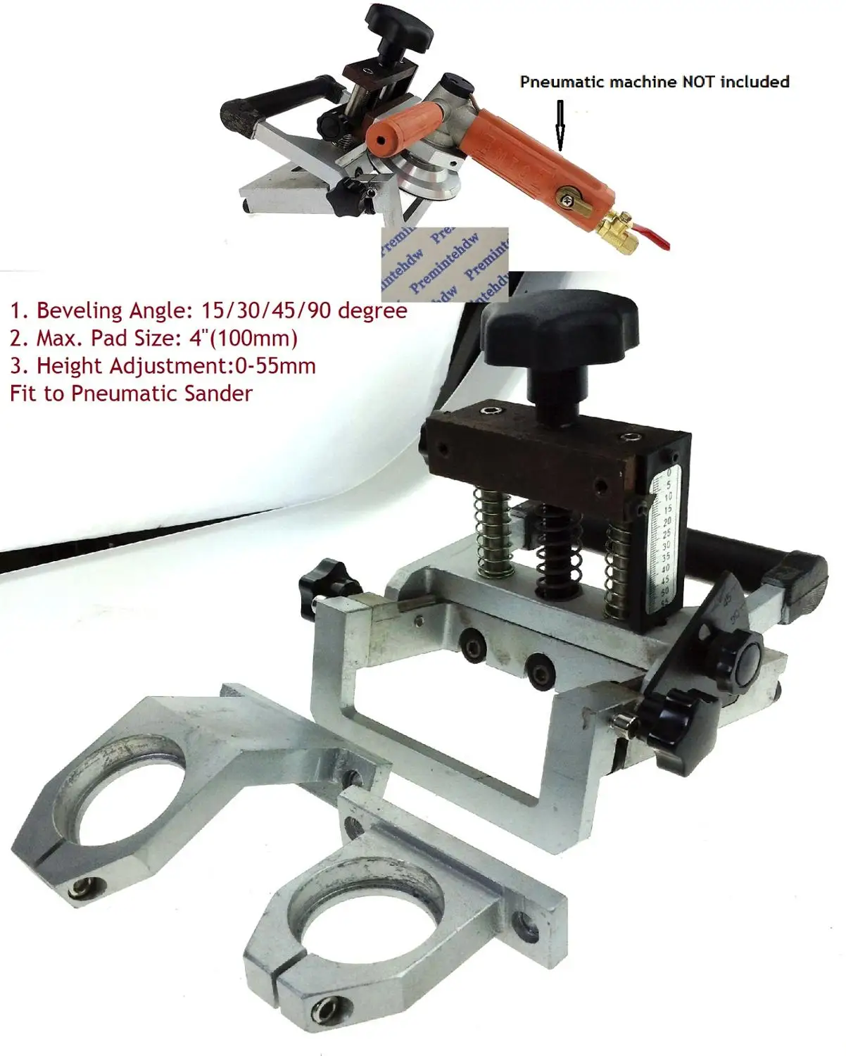 Stone Bench top Counter top Edge 15 30 45 90 degree pneumatic grinder sander Beveling Auxiliary Base Stand Granite Marble
Stone Bench top Counter top Edge 15 30 45 90 degree pneumatic grinder sander Beveling Auxiliary Base Stand Granite Marble
