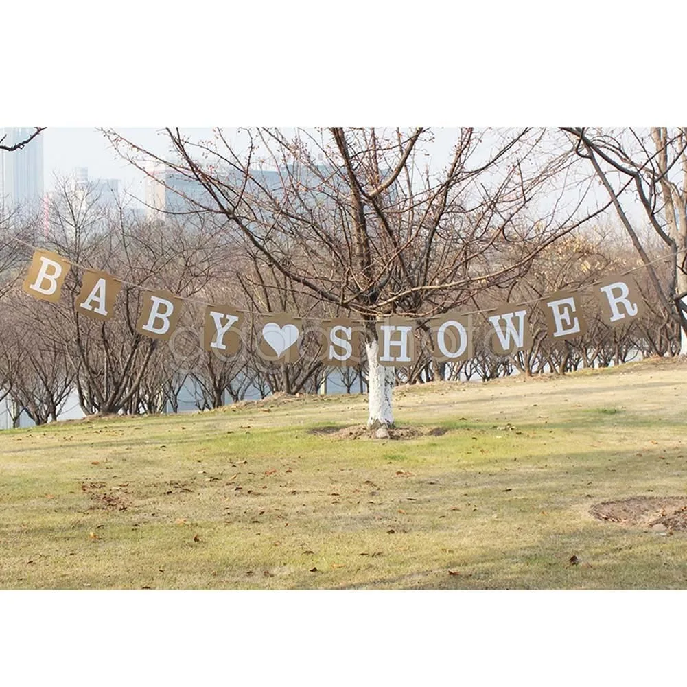 Kraft Paper Baby Shower Photo Booth Props Banners Party Decoration Bunting Garland Banners Rustic
Kraft Paper Baby Shower Photo Booth Props Banners Party Decoration Bunting Garland Banners Rustic