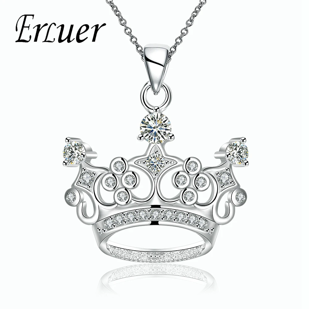 ARUEL Queen King Austrian Crystal Crown Necklace European Silver Plated Charm Necklaces & Pendant Fashion Classic Women Jewelry
ARUEL Queen King Austrian Crystal Crown Necklace European Silver Plated Charm Necklaces & Pendant Fashion Classic Women Jewelry