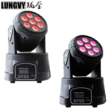 Free Shipping 2pcs/lot 7x12w RGBW Quad Mini Led Wash Moving Head Light LED Stage Lights Mini Led Moving Head
Free Shipping 2pcs/lot 7x12w RGBW Quad Mini Led Wash Moving Head Light LED Stage Lights Mini Led Moving Head