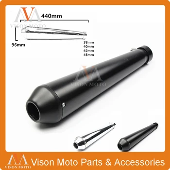 Motorcycle 38mm 40mm 42mm 45mm Exhaust Pipe Muffler Black Electroplate Pipe For Harley All Models Dirt Pit Bike
Motorcycle 38mm 40mm 42mm 45mm Exhaust Pipe Muffler Black Electroplate Pipe For Harley All Models Dirt Pit Bike
