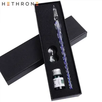 Hethrone high glass ink Calligrap Fountain Pen Vintage magic gift ink Pen Dip Water pen for english calligraphy Starry sky Pen
Hethrone high glass ink Calligrap Fountain Pen Vintage magic gift ink Pen Dip Water pen for english calligraphy Starry sky Pen