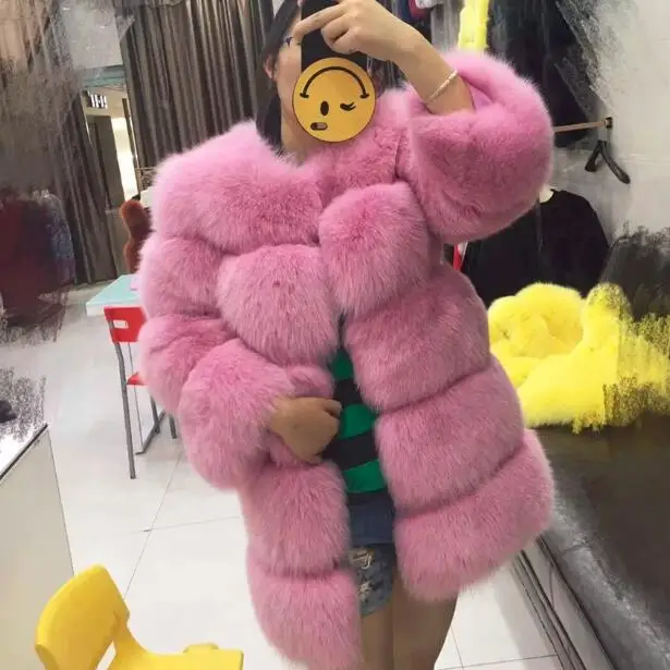 Sweet Thicken Natural Fox Fur Coat Female Winter Warm Plus Size Fluffy Fur Womens Clothing Luxury Custom Big Size and Color Coat
Sweet Thicken Natural Fox Fur Coat Female Winter Warm Plus Size Fluffy Fur Womens Clothing Luxury Custom Big Size and Color Coat