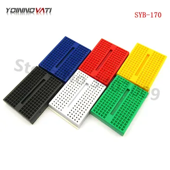 200pcs SYB-170 Mini Solderless Prototype Breadboard 170 Tie-points PCB Test Board
200pcs SYB-170 Mini Solderless Prototype Breadboard 170 Tie-points PCB Test Board