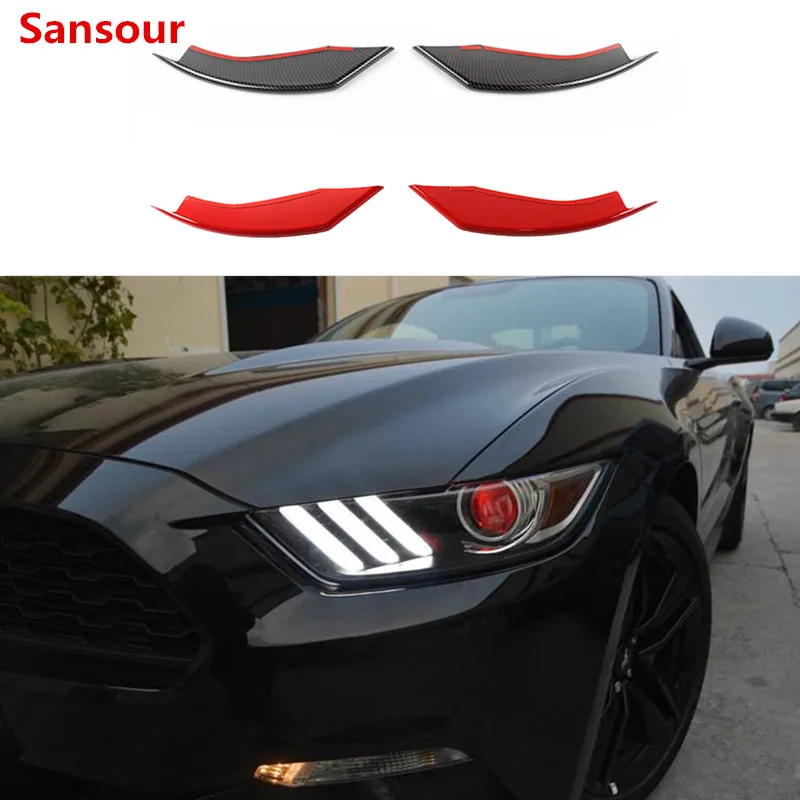 Sansour Car Front Fog Light Lamp Decoration Trim Cover Daylight fog lamp with Turn Signal style For Ford Mustang 2018
Sansour Car Front Fog Light Lamp Decoration Trim Cover Daylight fog lamp with Turn Signal style For Ford Mustang 2018