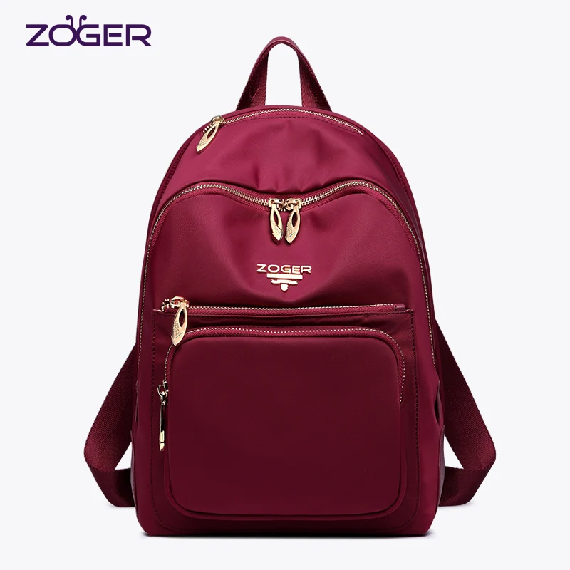 Zoger new female backpack tide Oxford cloth canvas women's backpack wild large capacity anti-theft lady travel bag
Zoger new female backpack tide Oxford cloth canvas women's backpack wild large capacity anti-theft lady travel bag