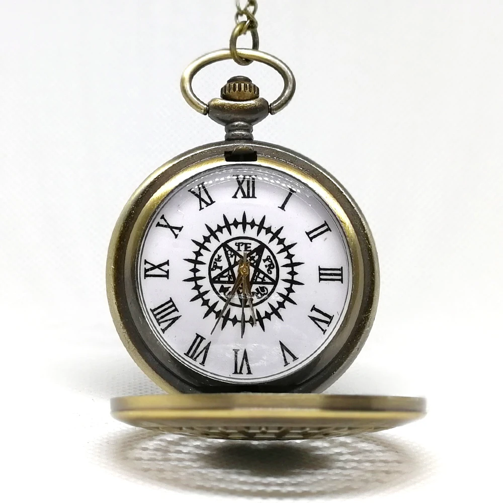 New Fashion Black Kuroshitsuji Black Butler Quartz Pocket Watch Analog Pendant Necklace Men Women Watches Gift Reloj Montre
New Fashion Black Kuroshitsuji Black Butler Quartz Pocket Watch Analog Pendant Necklace Men Women Watches Gift Reloj Montre
