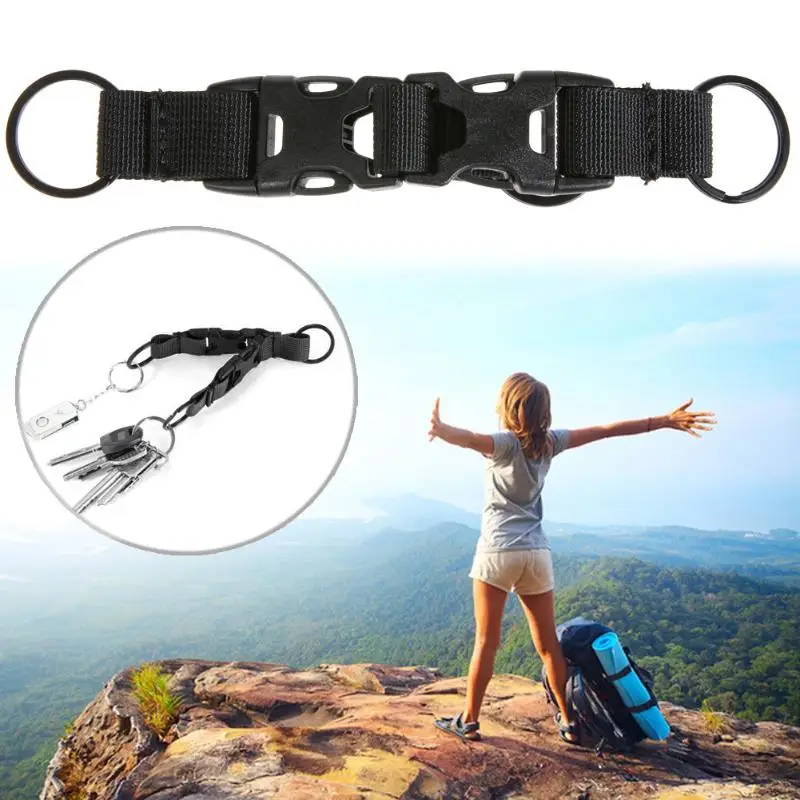 1 pcs Outdoor Military Tactical Nylon Key Hook Webbing Molle 3 Snap Buckles Hiking Climbing Mini Key Chain Multi-purpose Tool
1 pcs Outdoor Military Tactical Nylon Key Hook Webbing Molle 3 Snap Buckles Hiking Climbing Mini Key Chain Multi-purpose Tool