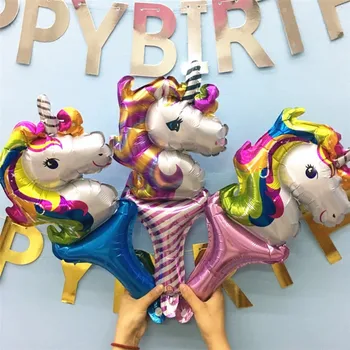 50pcs Unicorn balloons stick birthday party decoration balloons wholesale price unicorn balloon kid toys christmas gift suplies
50pcs Unicorn balloons stick birthday party decoration balloons wholesale price unicorn balloon kid toys christmas gift suplies
