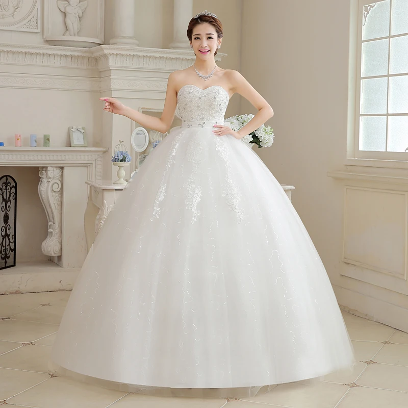2016 New Elegant Wedding Dresses with Bow Sweetheart White/Ivory Ball Gown Princess Formal Dress Vestidos De Novia Bridal Gown
2016 New Elegant Wedding Dresses with Bow Sweetheart White/Ivory Ball Gown Princess Formal Dress Vestidos De Novia Bridal Gown