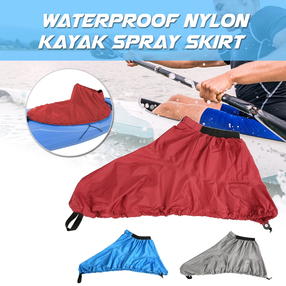 Universal Adjustable Sport Waterproof Nylon Kayak Spray Skirt Durable Water Sport Deck Sprayskirt Deck Cover for Most Kayaks
Universal Adjustable Sport Waterproof Nylon Kayak Spray Skirt Durable Water Sport Deck Sprayskirt Deck Cover for Most Kayaks
