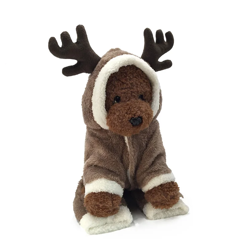 4 Legs Cotton Pet Dog Clothes Cute Elk Style Winter Warm Small Dog Coat Jacket Hoodie Christmas Party Puppy Fancy Dress Costums
4 Legs Cotton Pet Dog Clothes Cute Elk Style Winter Warm Small Dog Coat Jacket Hoodie Christmas Party Puppy Fancy Dress Costums
