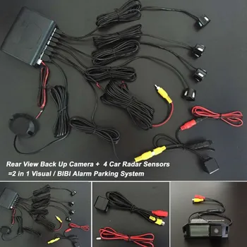 4Pcs Parking Sensors Car Reverse Backup Rear Park Radar System Kit + Car Rear View Parking Camera For Hyundai Genesis 2008~2013
4Pcs Parking Sensors Car Reverse Backup Rear Park Radar System Kit + Car Rear View Parking Camera For Hyundai Genesis 2008~2013