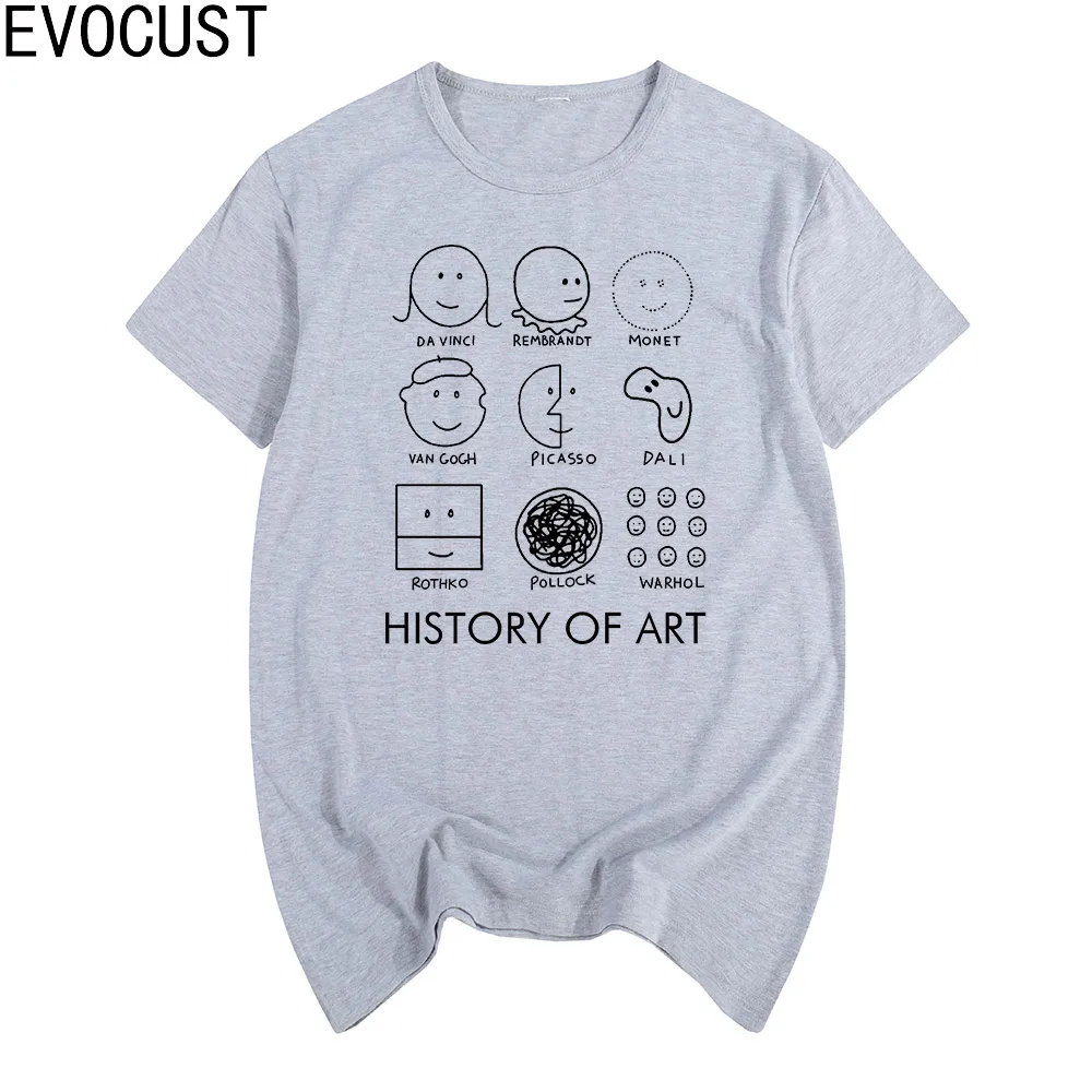 Picasso, Monet, Da Vinci Art History T-shirt cotton Lycra top 11073 Fashion Brand t shirt men new
Picasso, Monet, Da Vinci Art History T-shirt cotton Lycra top 11073 Fashion Brand t shirt men new