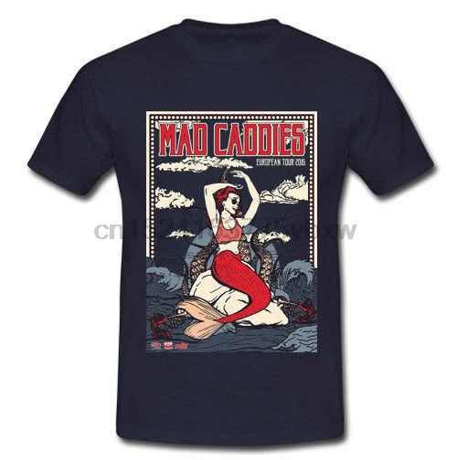 THE MAD CADDIES EUROPEAN TOUR TOUR T-SHIRT SKA PUNK BAND Clothing T Shirts