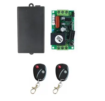newest AC220V 1CH 10A rf Wireless Remote Control Switch System With 2Pcs Transmitter 433.92 m/315m garage door remote control
newest AC220V 1CH 10A rf Wireless Remote Control Switch System With 2Pcs Transmitter 433.92 m/315m garage door remote control