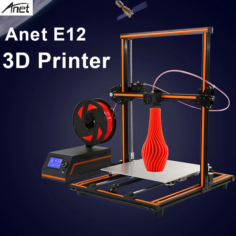 Original Anet E12 3D Printer Aluminium Alloy Frame Easy Assembly Large Size 300*300*400 3D Printing DIY Kit 3d Offlice Printer
Original Anet E12 3D Printer Aluminium Alloy Frame Easy Assembly Large Size 300*300*400 3D Printing DIY Kit 3d Offlice Printer