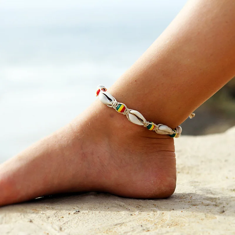 Bohemian Rope Bead Ankle Bracelet For Women Natural Shell Anklet Chain Women Summer Beach Holiday Accessories Foot Jewelry Gift
Bohemian Rope Bead Ankle Bracelet For Women Natural Shell Anklet Chain Women Summer Beach Holiday Accessories Foot Jewelry Gift