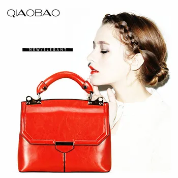 QIAOBAO New Arrival 100% Genuine Leather Shoulder Bag Messenger Bag Cowhide Female Fashion Handbag Cowskin Bag
QIAOBAO New Arrival 100% Genuine Leather Shoulder Bag Messenger Bag Cowhide Female Fashion Handbag Cowskin Bag