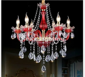 Free Shipping Red Clear Crystal Chandelier Pendant Lamp 6 8 12 Lamps E14 LED Candle Bulbs AC110V 220V Luxury Chandelier Lighting
Free Shipping Red Clear Crystal Chandelier Pendant Lamp 6 8 12 Lamps E14 LED Candle Bulbs AC110V 220V Luxury Chandelier Lighting
